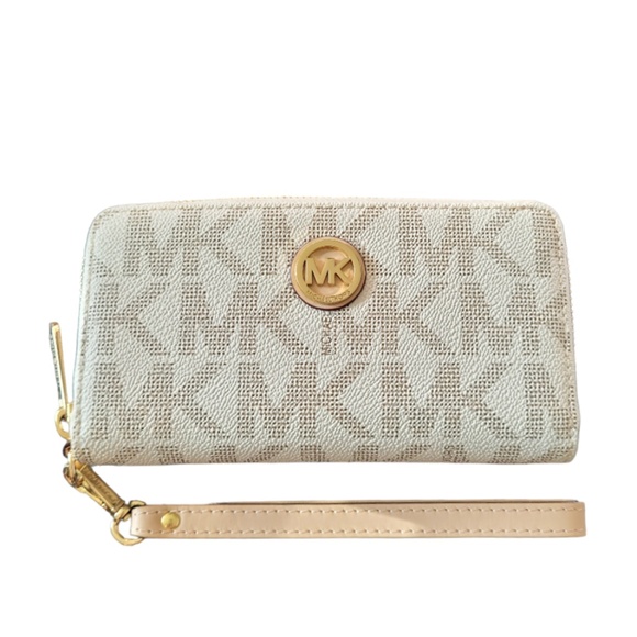 Michael Kors Collection Handbags - Michael Kors monogrammed wristlet